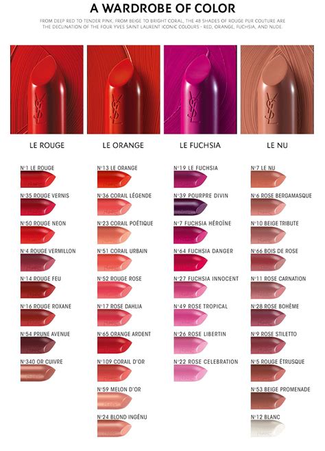 lipstick mixer ysl|ysl lipstick color chart.